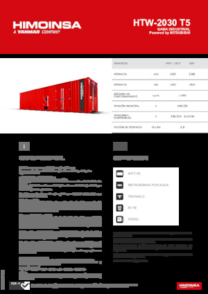 Stromerzeuger, Diesel HIMOINSA HTW-2030 T5