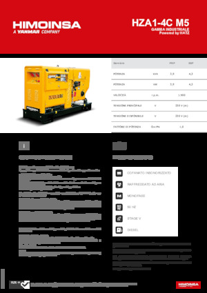 Stromerzeuger, Diesel HIMOINSA HZA1-4C M5