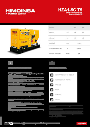 Stromerzeuger, Diesel HIMOINSA HZA1-5C T5