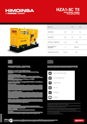 Stromerzeuger, Diesel HIMOINSA HZA1-5C T5