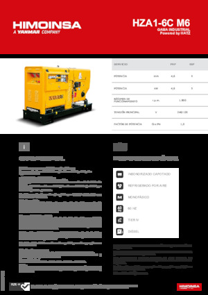 Stromerzeuger, Diesel HIMOINSA HZA1-6C M6