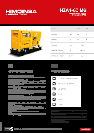 Stromerzeuger, Diesel HIMOINSA HZA1-6C M6