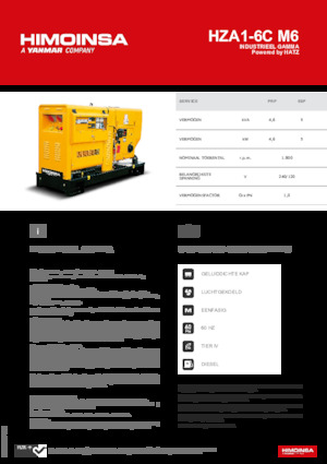 Stromerzeuger, Diesel HIMOINSA HZA1-6C M6