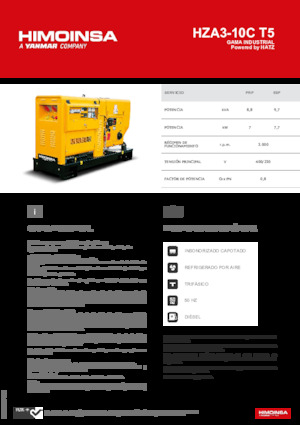 Stromerzeuger, Diesel HIMOINSA HZA3-10C T5