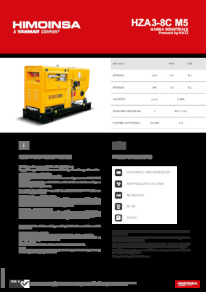 Stromerzeuger, Diesel HIMOINSA HZA3-8C M5