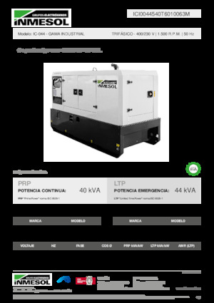 Stromerzeuger, Diesel INMESOL IC-044