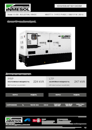 Stromerzeuger, Diesel INMESOL ID-250