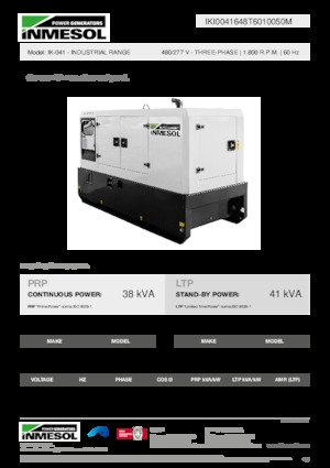Stromerzeuger, Diesel INMESOL IK-041