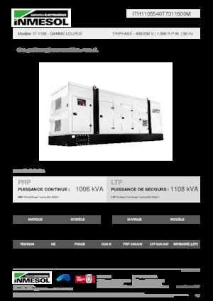 Stromerzeuger, Diesel INMESOL IT-1105