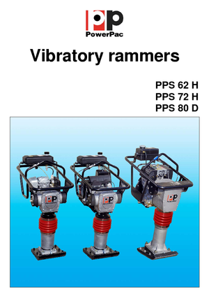 Stampfer, Benzin und Diesel PowerPac PPS 80 D
