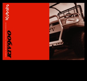 Kommunale Mehrzweckfahrzeuge Diesel Kubota RTV 900 G