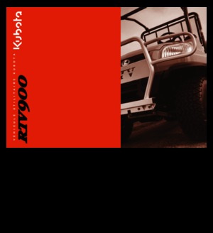 Kommunale Mehrzweckfahrzeuge Diesel Kubota RTV 900 G