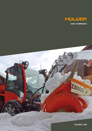 Kommunale Mehrzweckfahrzeuge Diesel Holder S 990