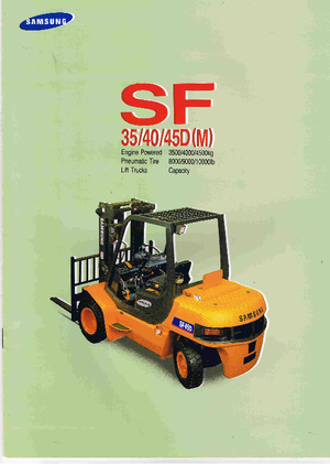Frontstapler Diesel Samsung SF 40 D