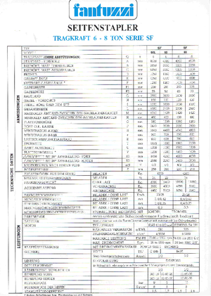 Seitenstapler Diesel Fantuzzi SF 60