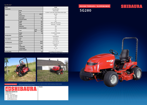 Kommunale Mehrzweckfahrzeuge Diesel Shibaura SG 280