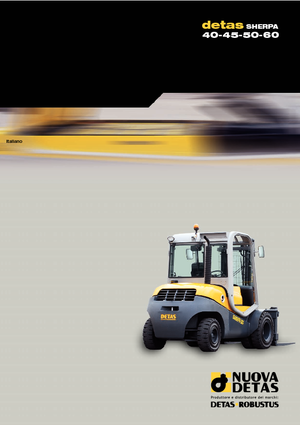 Frontstapler Diesel Nuova Detas Sherpa 60