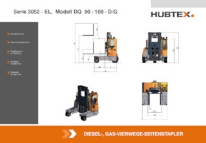 Seitenstapler Diesel Hubtex DQ 100-G