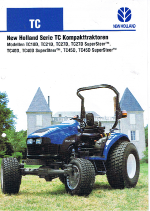 Kommunale Mehrzweckfahrzeuge Diesel New Holland TC 27 D