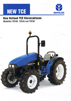 Kommunale Mehrzweckfahrzeuge Diesel New Holland TCE 50