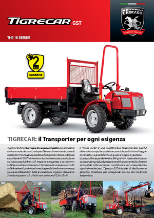 Kommunale Schlepper Carraro Tigrecar 3200 GST