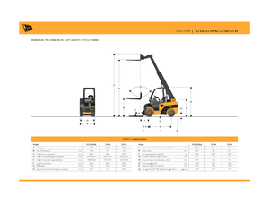 Teleskopen starr JCB TLT25D