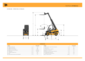 Teleskopen starr JCB TLT35D