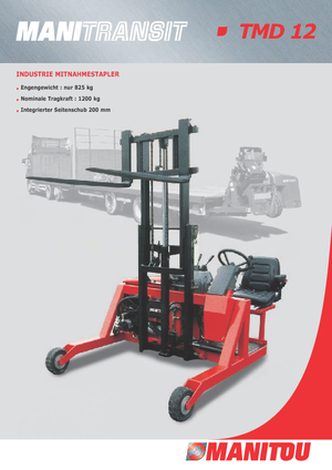 Mitnahmestapler Diesel Manitou TMD 12