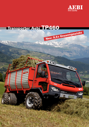 Kommunale Mehrzweckfahrzeuge Diesel Aebi TP 460