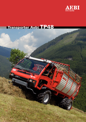 Kommunale Mehrzweckfahrzeuge Diesel Aebi TP 48