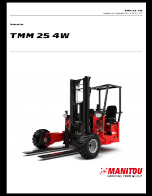 Mitnahmestapler Diesel Manitou TMM 25-4 W