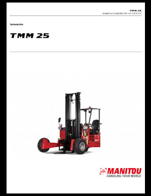 Mitnahmestapler Diesel Manitou TMM 25