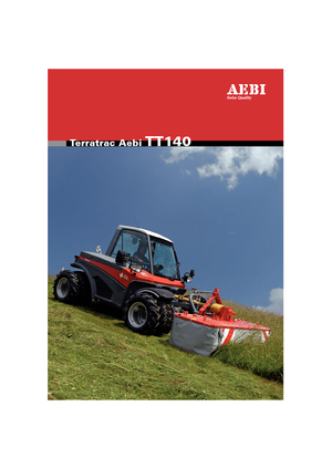 Kommunale Mehrzweckfahrzeuge Diesel Aebi TT 140