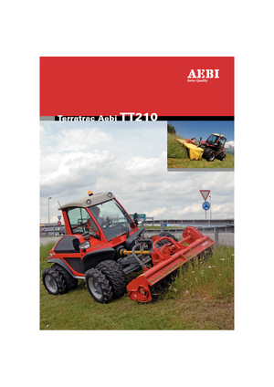 Kommunale Mehrzweckfahrzeuge Diesel Aebi TT 210