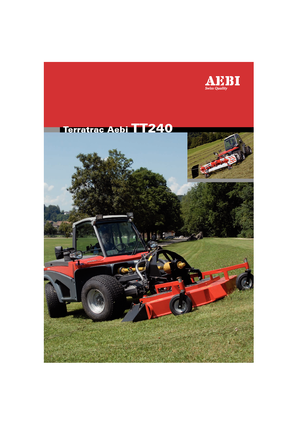 Kommunale Mehrzweckfahrzeuge Diesel Aebi TT 240