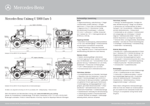 Kommunale Mehrzweckfahrzeuge Diesel Unimog U 5000
