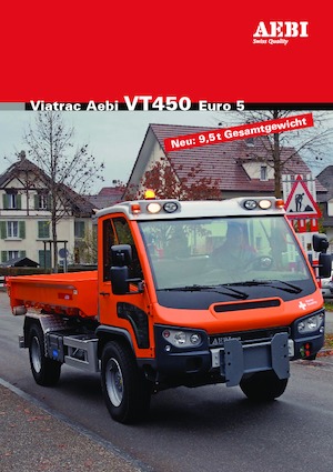 Kommunale Mehrzweckfahrzeuge Diesel Aebi VT 450 Vario