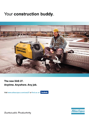 Mobile Kompressoren - Diesel, Elektro, Benzin Atlas Copco XAS 27 Hp