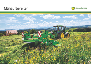Heckmähwerke Scheiben m. Aufbereiter John Deere 381
