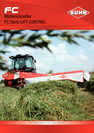 Heckmähwerke Scheiben m. Aufbereiter Kuhn FC 243 R-GII