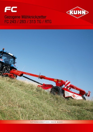 Mähwerke gezogen Scheiben m. Aufbereiter Kuhn FC 313 RTG