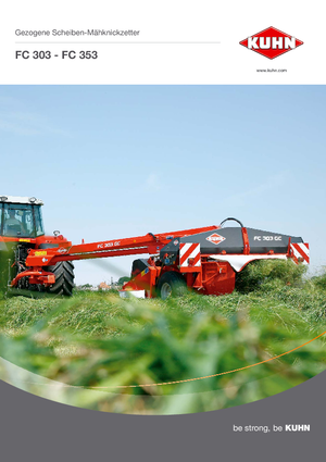 Mähwerke gezogen Scheiben m. Aufbereiter Kuhn FC 303 GC