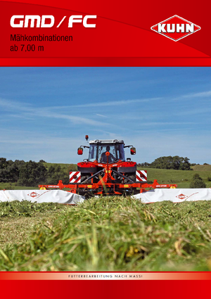 Mähkombi Scheiben m. Aufbereiter Kuhn FC 883 D