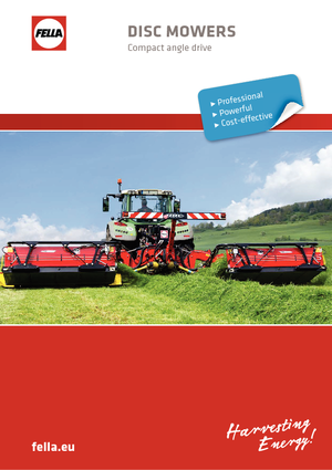 Heckmähwerke Scheiben m. Aufbereiter Fella SM 320 KC