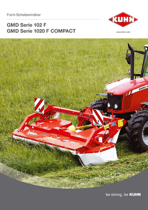 Frontmähwerke Scheiben o. Aufbereiter Kuhn GMD 702 F