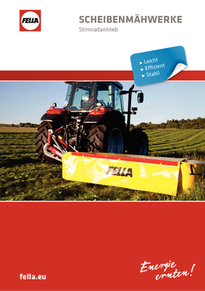 Heckmähwerke Scheiben o. Aufbereiter Fella SM 208 InLine