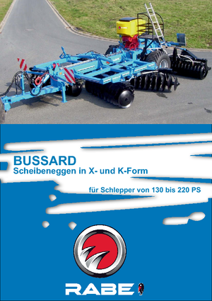 Scheiben- u. Zinkeneggen Rabe Bussard JPR 52 C