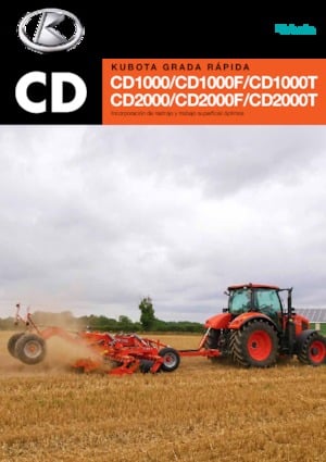 Scheiben- u. Zinkeneggen Kubota CD2500T