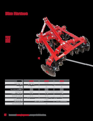 Scheiben- u. Zinkeneggen Massey Ferguson DHS80