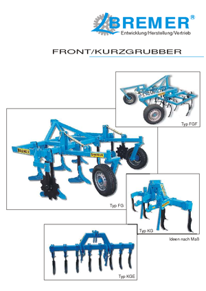 Scheiben- u. Zinkeneggen Bremer FGF 300